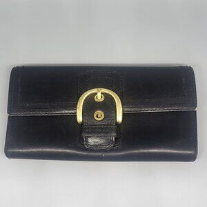 Coach Black Leather Wallet